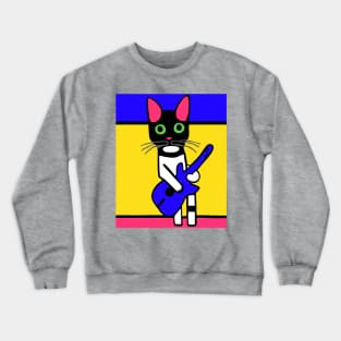 This Cat's Gotta Rock! Crewneck Sweatshirt